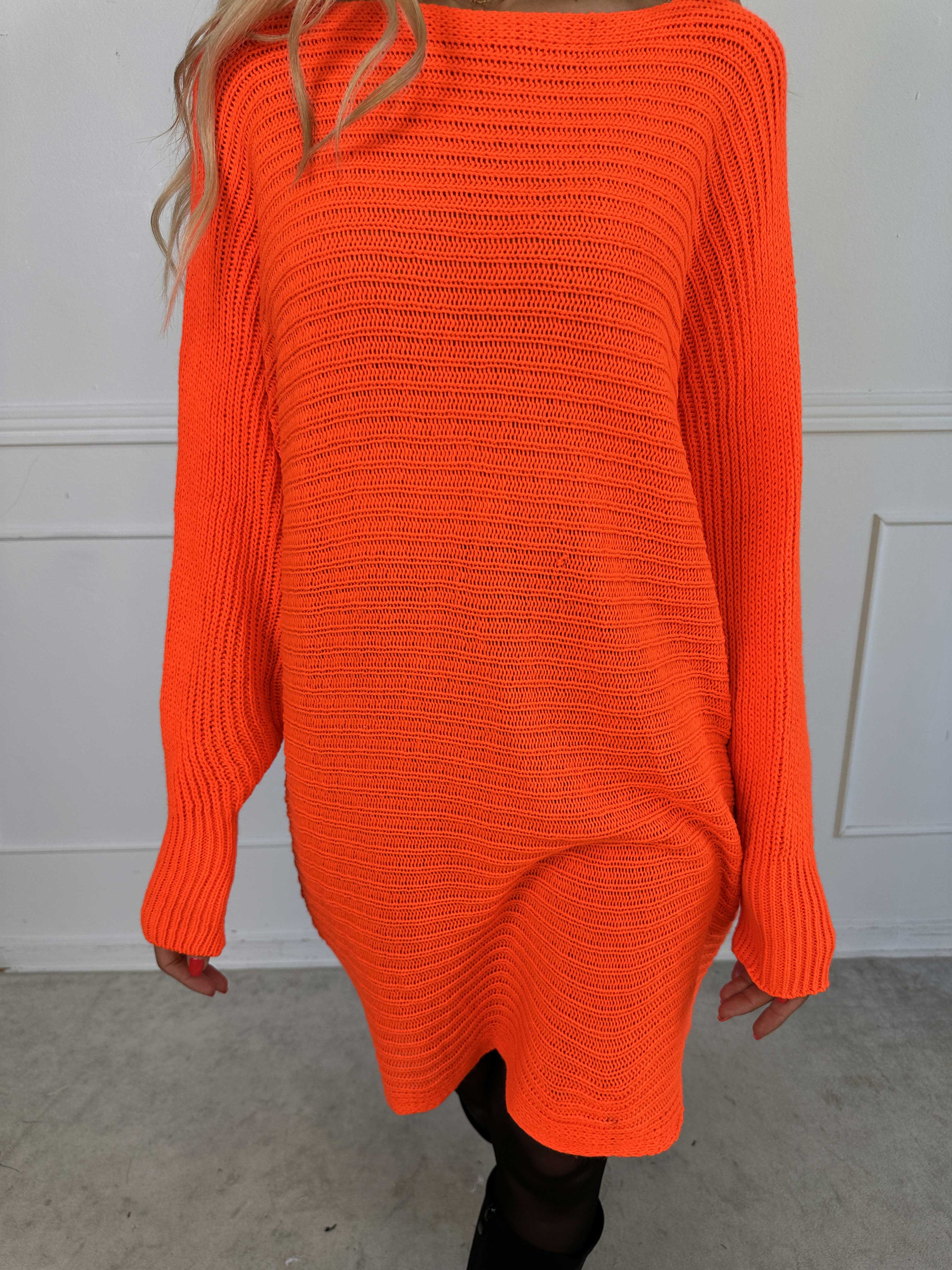 Gabbi - Oversized strik med flagermusærmer